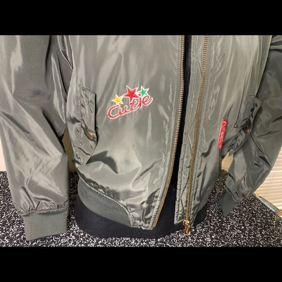 Ci Sono Olive Green Patch Jacket - Picture 5 of 9